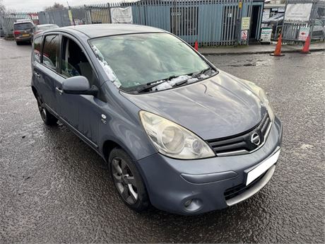 61 - GREY NISSAN NOTE N-TEC  UNRECORDED - EZW-WPL