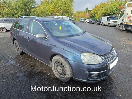08 - BLUE VOLKSWAGEN GOLF SPORTLINE TDI 140  UNRECORDED - EZW-KDZ