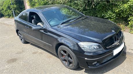 09 - BLACK MERCEDES-BENZ CLC180 KOMP SPORT AUTO - EZW-VPO