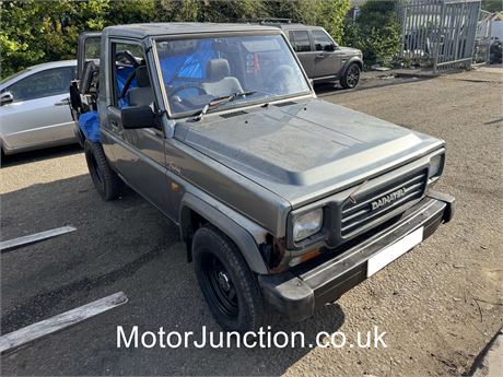 1991 GREY Daihatsu Fourtrak DL UNRECORDED- EZWTJB