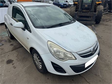 11 WHITE VAUXHALL CORSA SRI VAN CDTI A/C  UNRECORDED - EZW-TUP