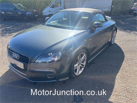 2014 GREY AUDI TT S LINE TFSI CONVERTIBLE - EZWTJT