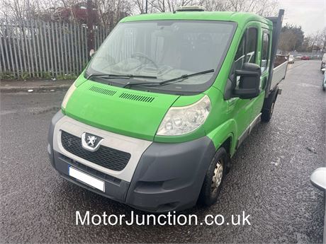 63 - WHITE Peugeot Boxer 335 L3 Hdi TIPPER UNRECORDED - EZWAXH